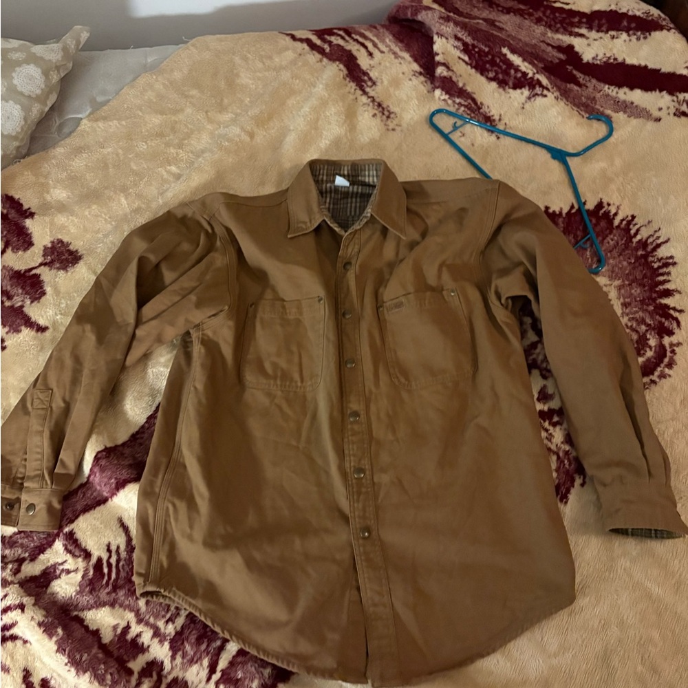 Carhartt Plaid Brown Shirt